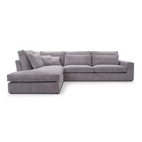 ECKSOFA Comforto MINI CORD 280 x 224 cm Ausrichtung links - Grau, Textil (224/280cm) - AN-Moebel 4u
