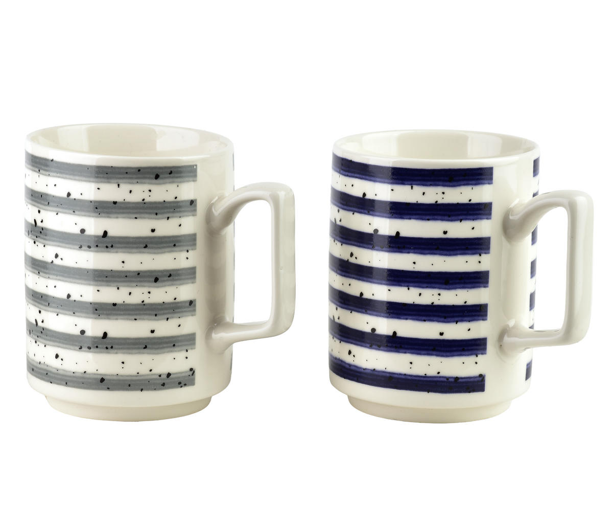 HRNEK MOJRA, porcelán, šedý - šedá, keramika (0.35L) - Mondex