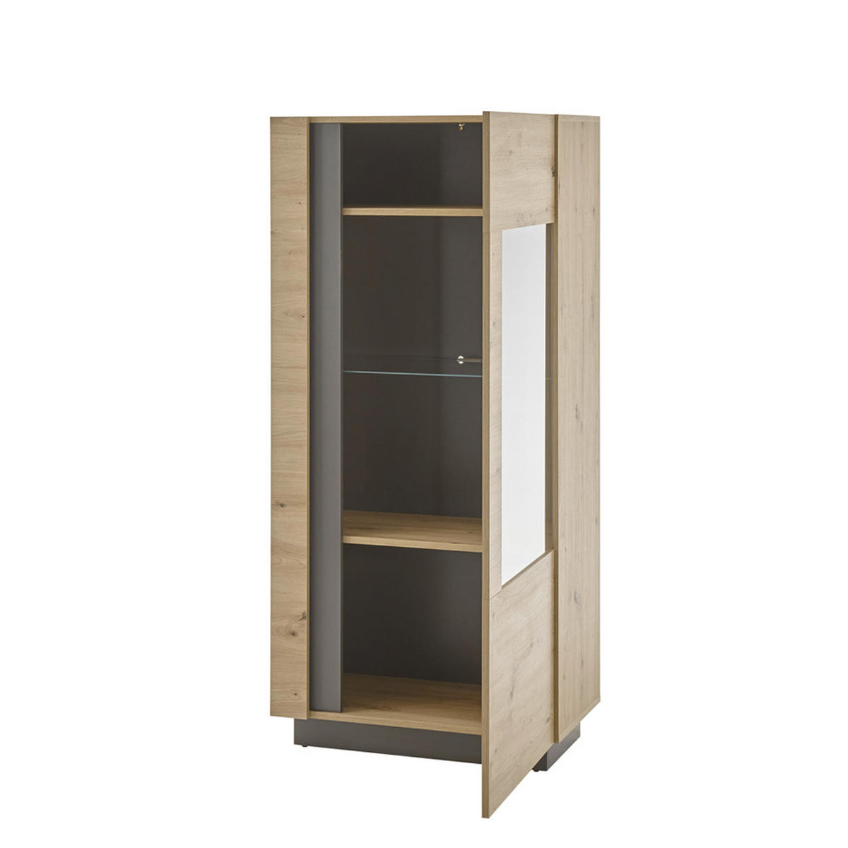 WOHNZIMMER-SET 6-TLG. Cardiff-61 - Braun, Holzwerkstoff (340/194/40cm) - Lomado