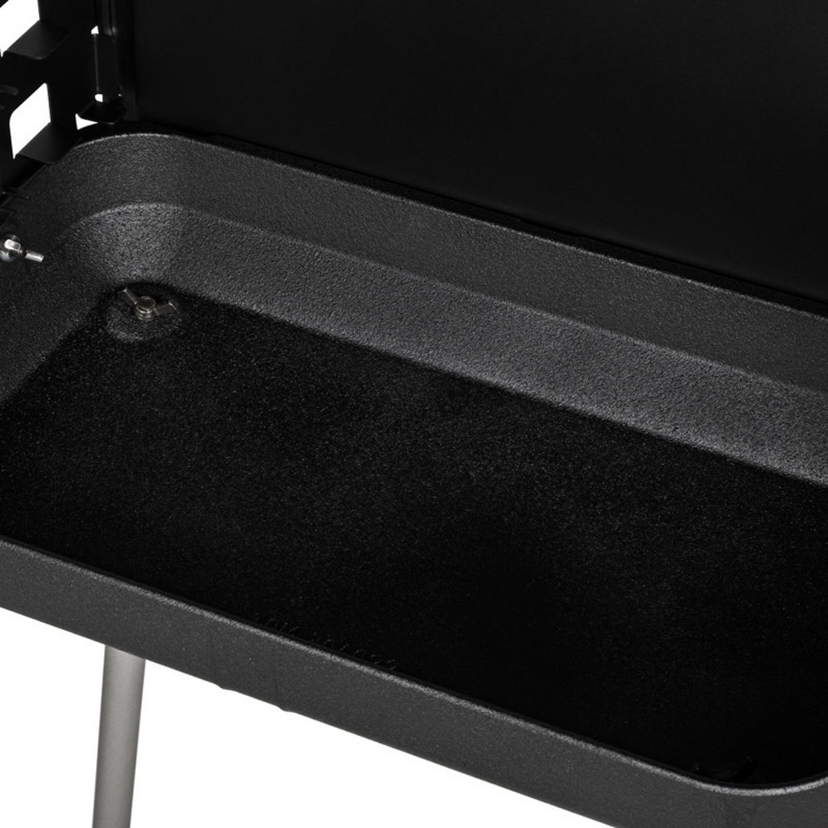 HOLZKOHLEGRILL Schwarz - Schwarz, Metall (33/74/56cm) - Somagic
