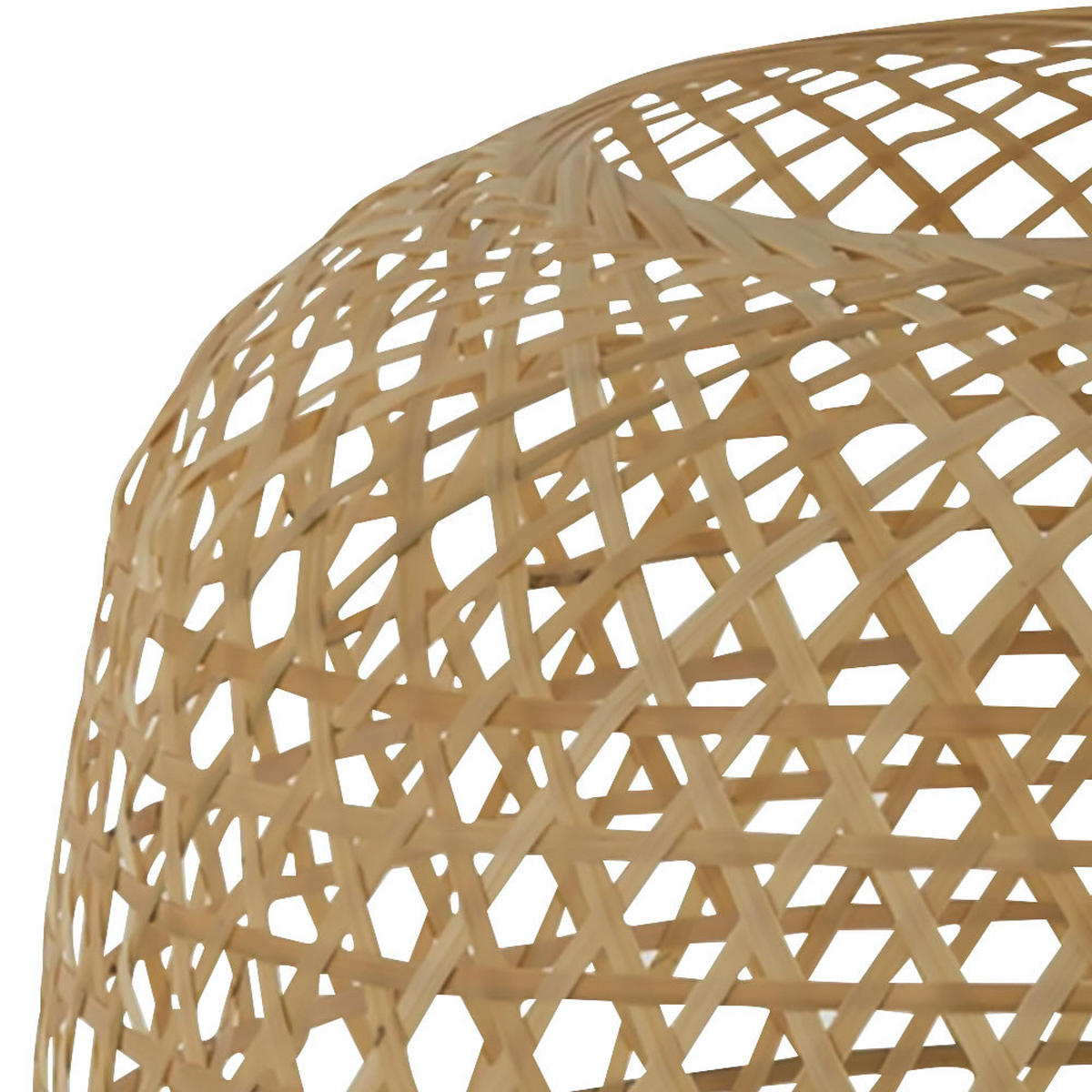 LED STEHLEUCHTE Bambus Braun - Braun, Holz (31/31/55cm) - Globo Lighting