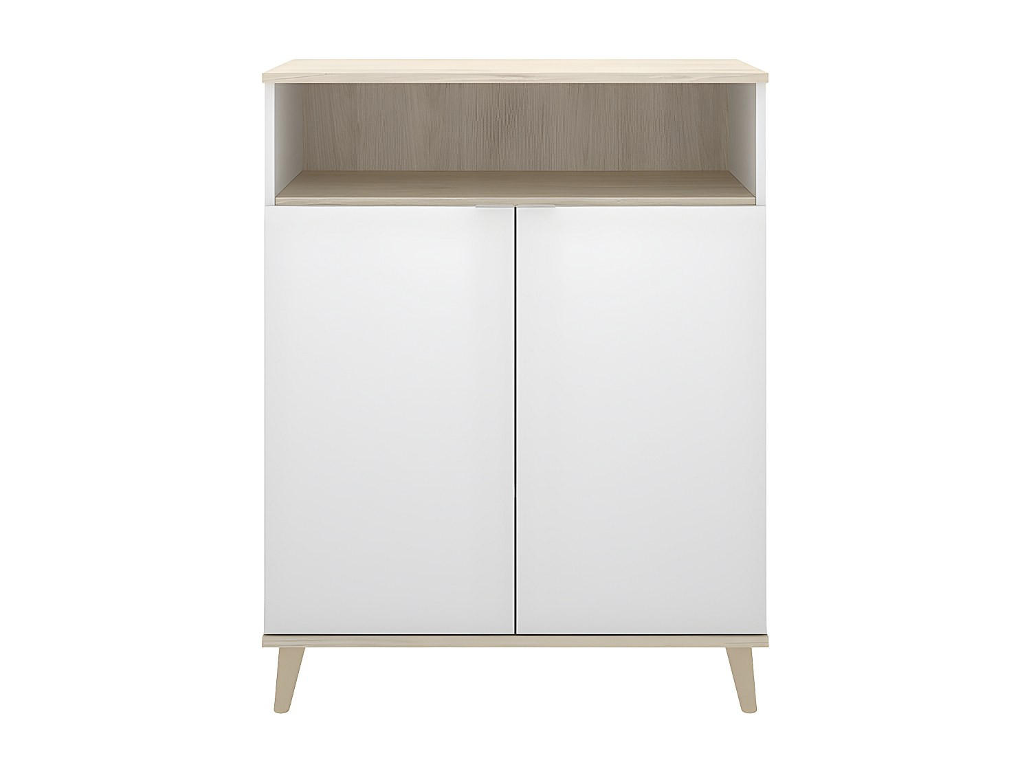 Vente-Unique Buffetschrank Weiß 79x102x40 cm