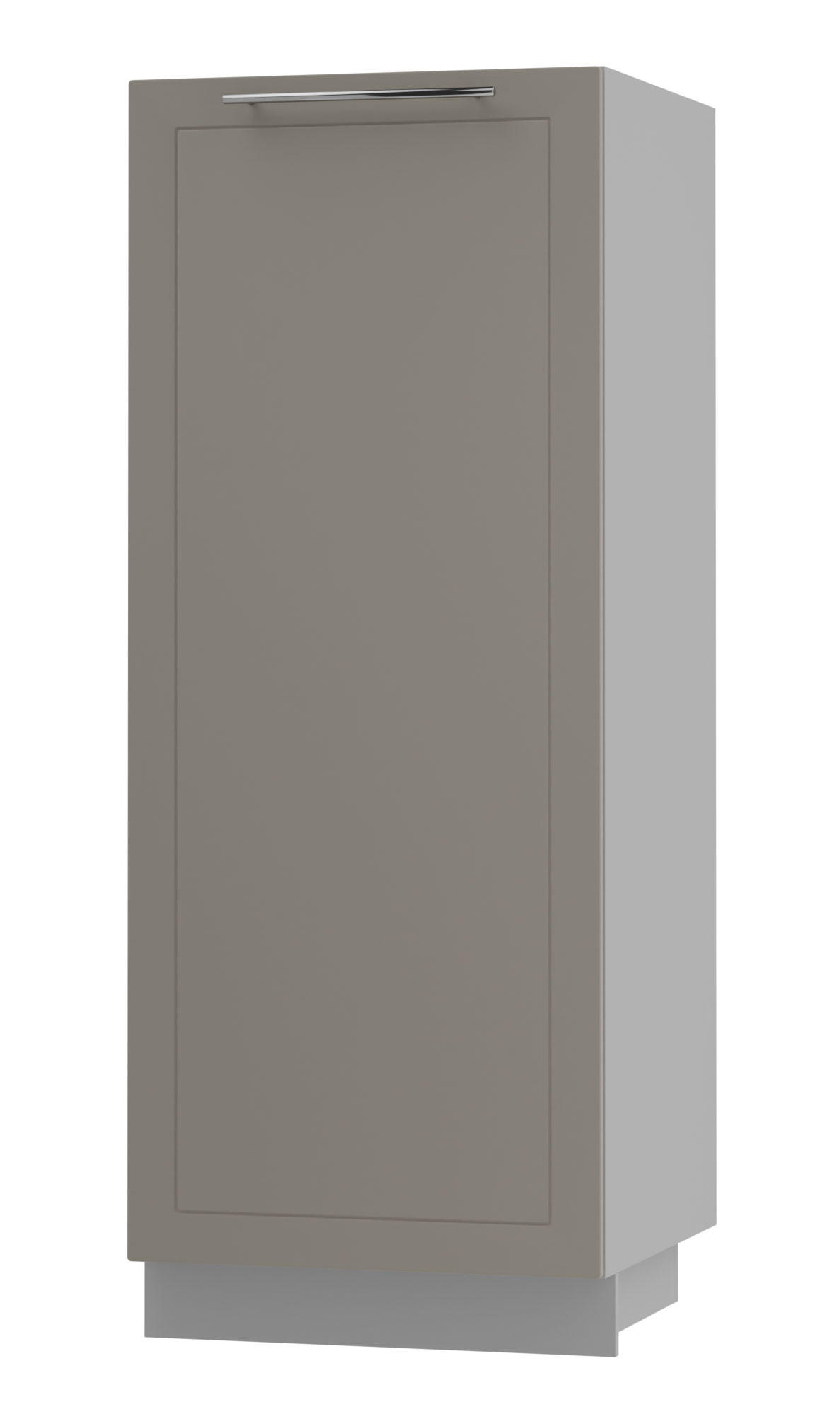 GESCHIRRSCHRANK Kvantum D5D/60/154 Beige Matt / Grau Matt 60 / 59 / 154cm - Beige/Grau, Holz/Holzwerkstoff (60/154/59cm) - Feldmann-Wohnen