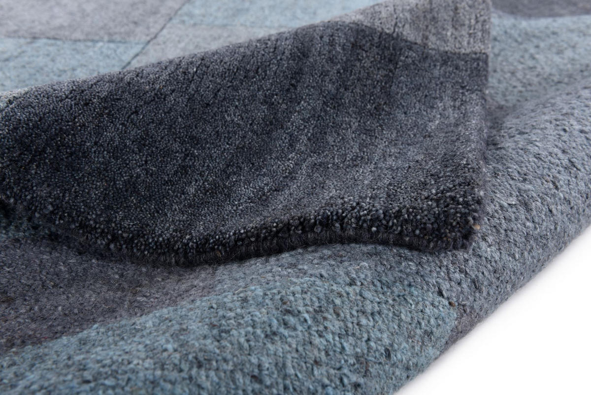 WOLLTEPPICH Dalas 250x350 cm - Türkis, Textil (250/350cm) - THEKO