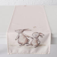 OSTERLÄUFER Knuffi 140/40 cm - Beige, Textil (40/140cm) - Boltze Home