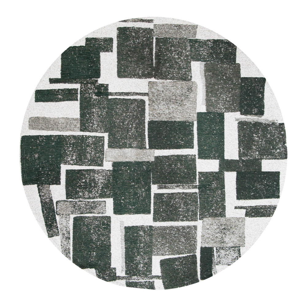 TEPPICH Sycamore Craft 240/240 cm - Grün, Textil (240/240cm) - Louis De Poortere