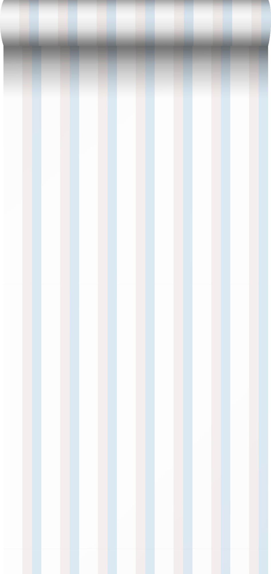 TAPETE Streifen 53 cm x 10 m - Blau, Papier (53/0.1cm) - Sanders & Sanders