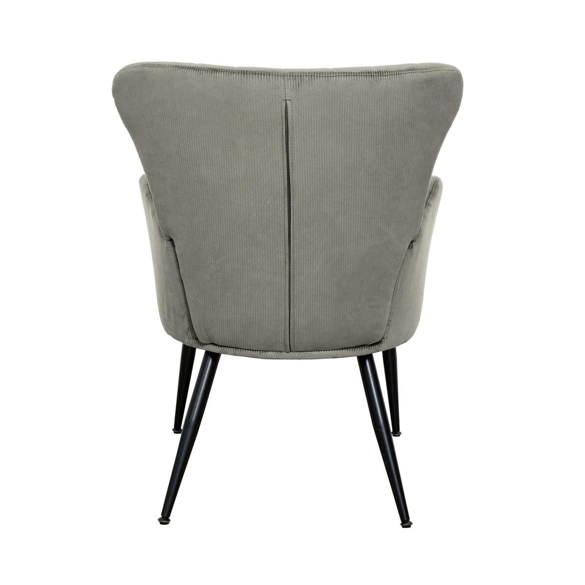 SESSEL SANSA Cord Grau - Grau, Textil (64/85/66cm) - SVITA