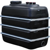 RAUMSPARTANK 2500 L schwarz - Schwarz, Kunststoff (100/165/187cm) - GRAF