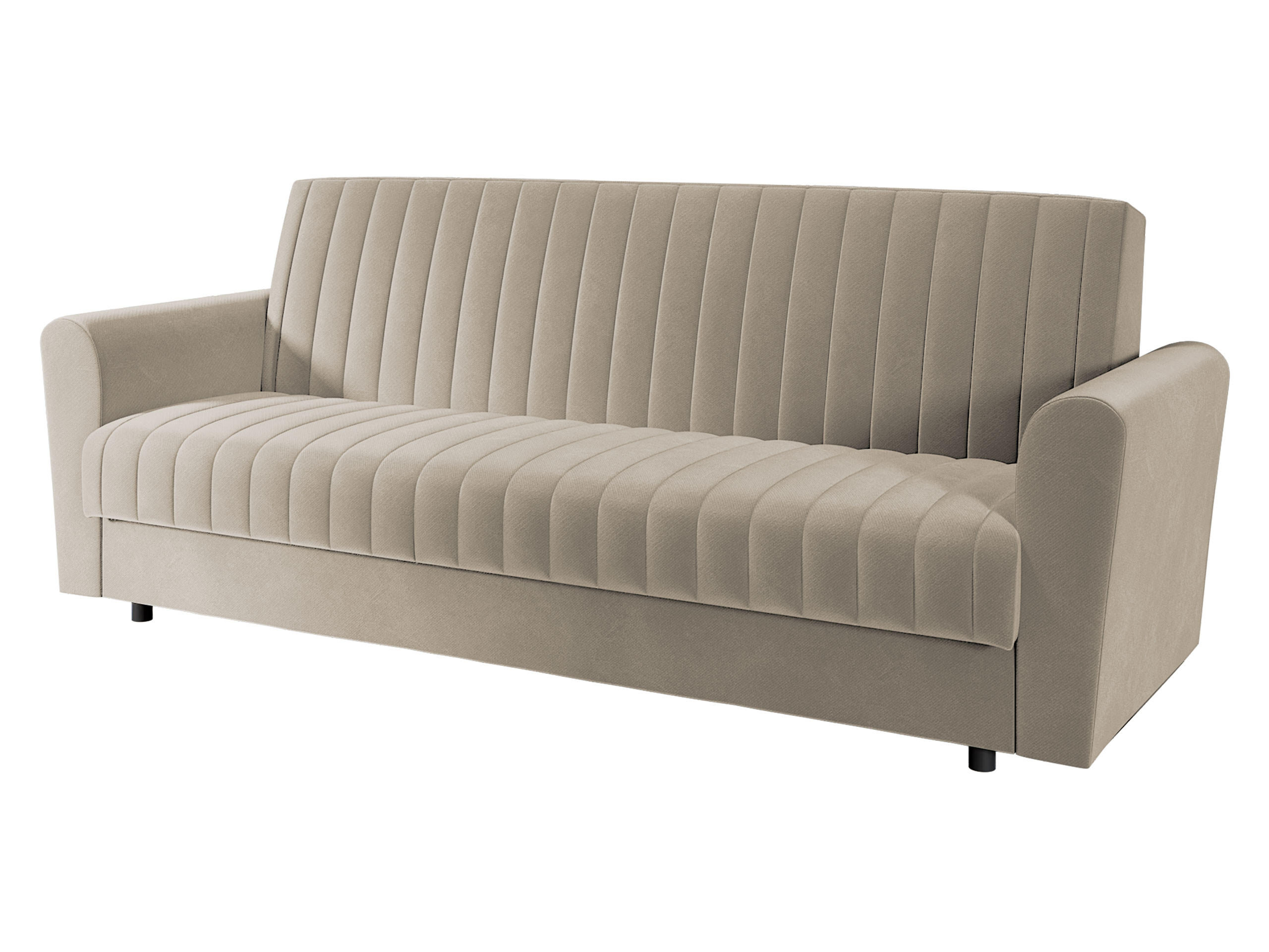 SCHLAFSOFA Molly - Schwarz/Graphitfarben, Holz/Kunststoff (230/87/90cm) - MIRJAN24
