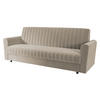 SCHLAFSOFA Molly - Schwarz/Graphitfarben, Holz/Kunststoff (230/87/90cm) - MIRJAN24