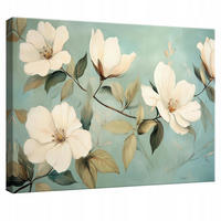 LEINWANDBILD Blumen Modern Wohnzimmer 60x40 - Multicolor, Holzwerkstoff (60/40cm) - Wallarena