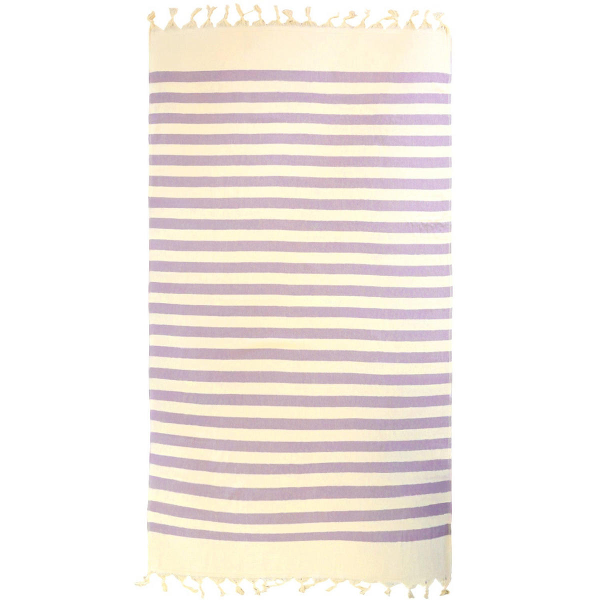 HAMAMTUCH mit Frottee-Fütterung Violett 90x160 340g/m² - Fidji Flieder - Lila, Textil (160/90cm) - LE COMPTOIR DE LA PLAGE