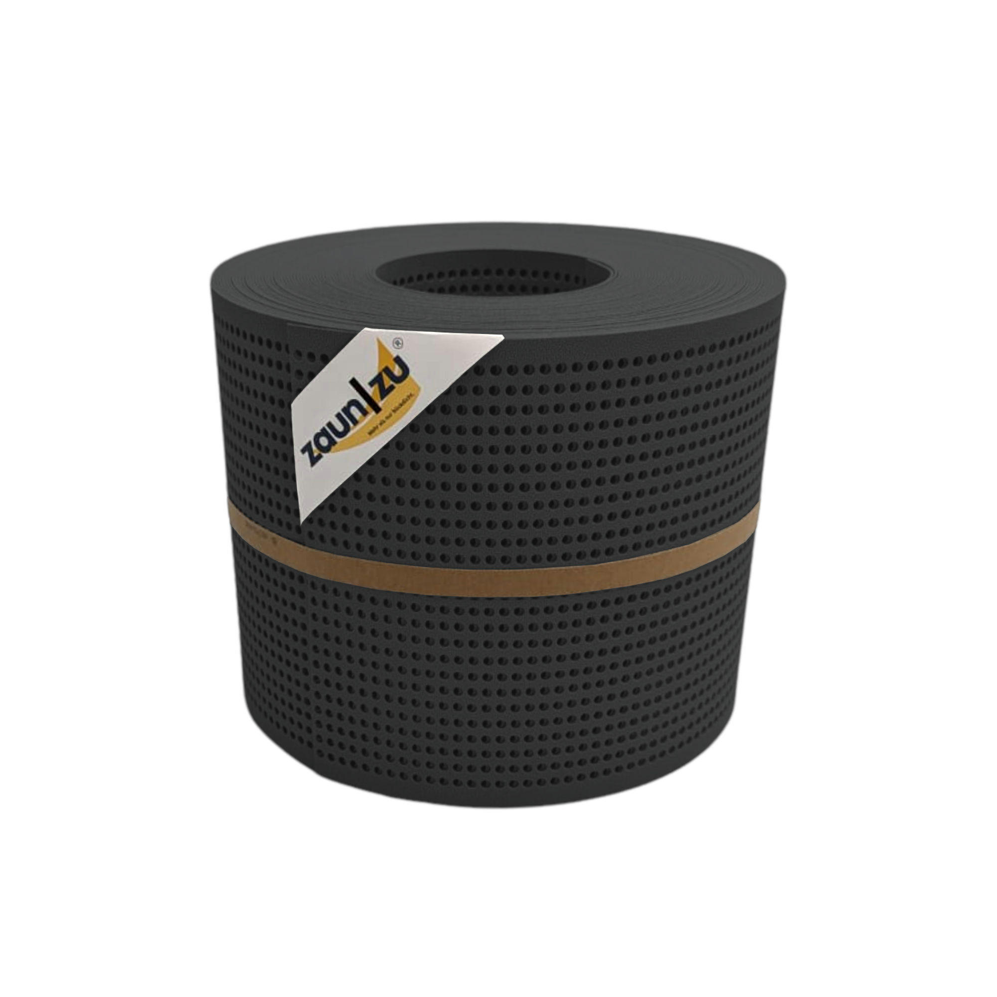 SICHTSCHUTZSTREIFEN PP Premium Gelocht 30 Prozent Streifen Anthrazit 26m - Anthrazit, Kunststoff (2600/19cm) - ZAUN|ZU