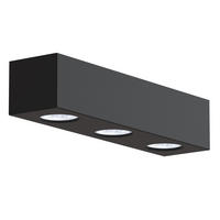 DECKENLEUCHTE - Schwarz, Metall (10/30/7cm) - Lumicom