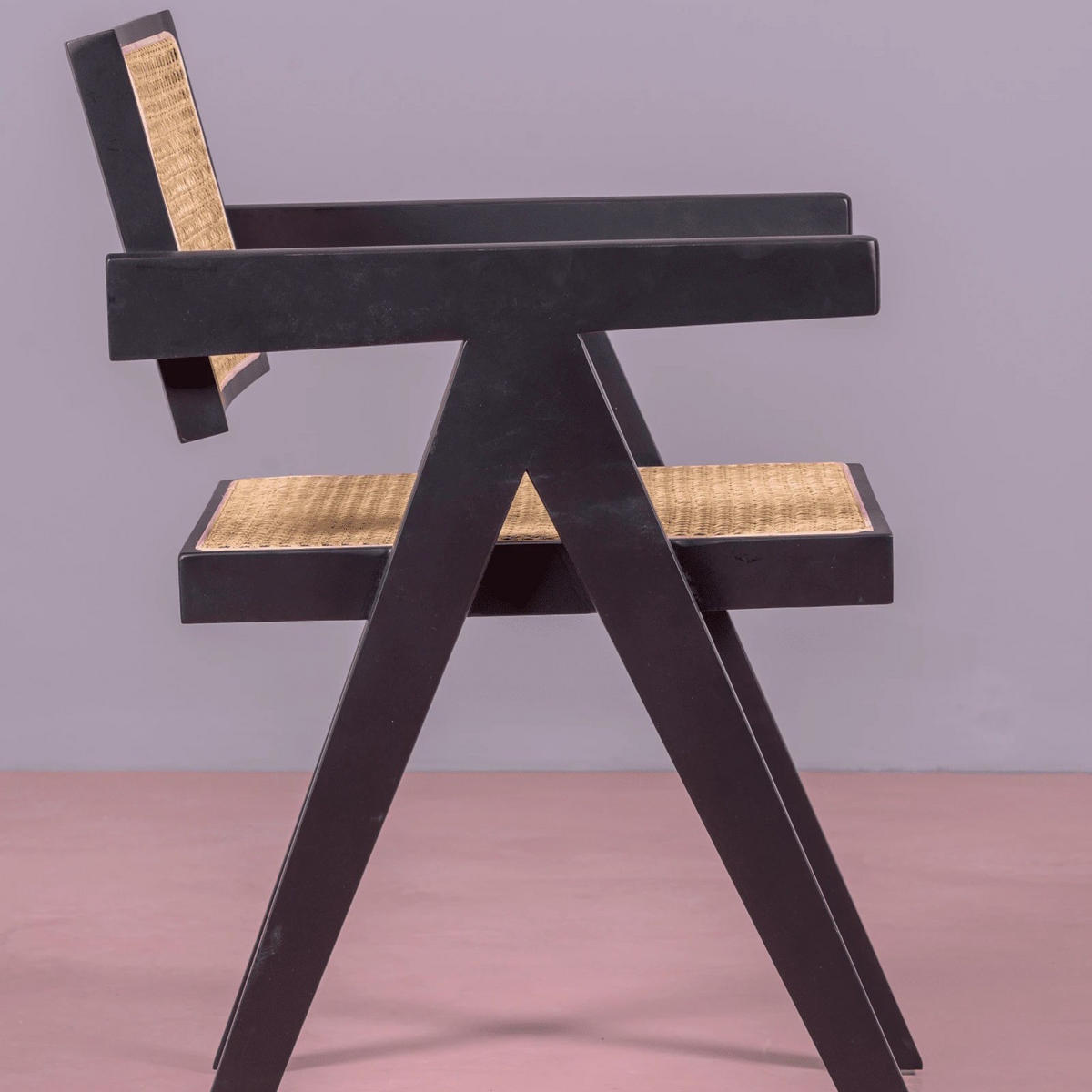 STUHL Holz Schwarz - Schwarz, Holz (51/77/52cm) - Nest Dream