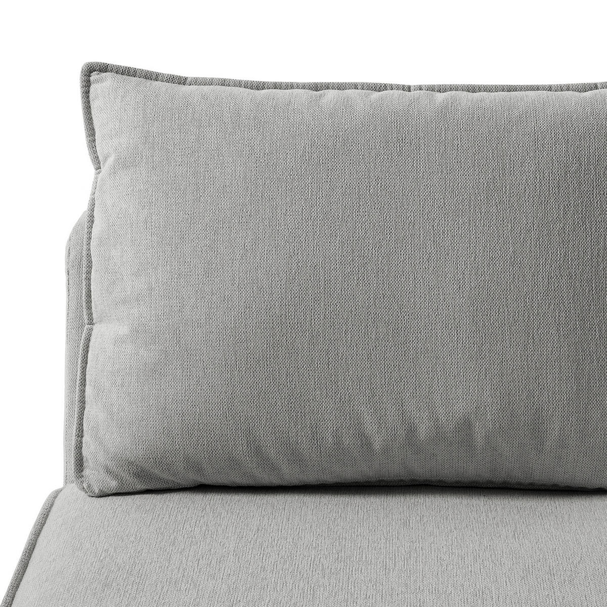 MODULLONGCHAIR - Hellgrau, Holz/Textil (170/82/105cm) - home24
