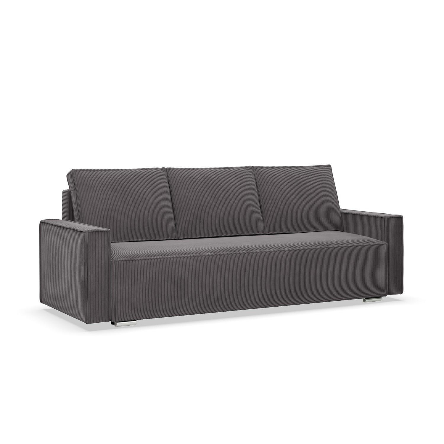 Mebligo Sofa Dunkelgrau 95x92x220 cm