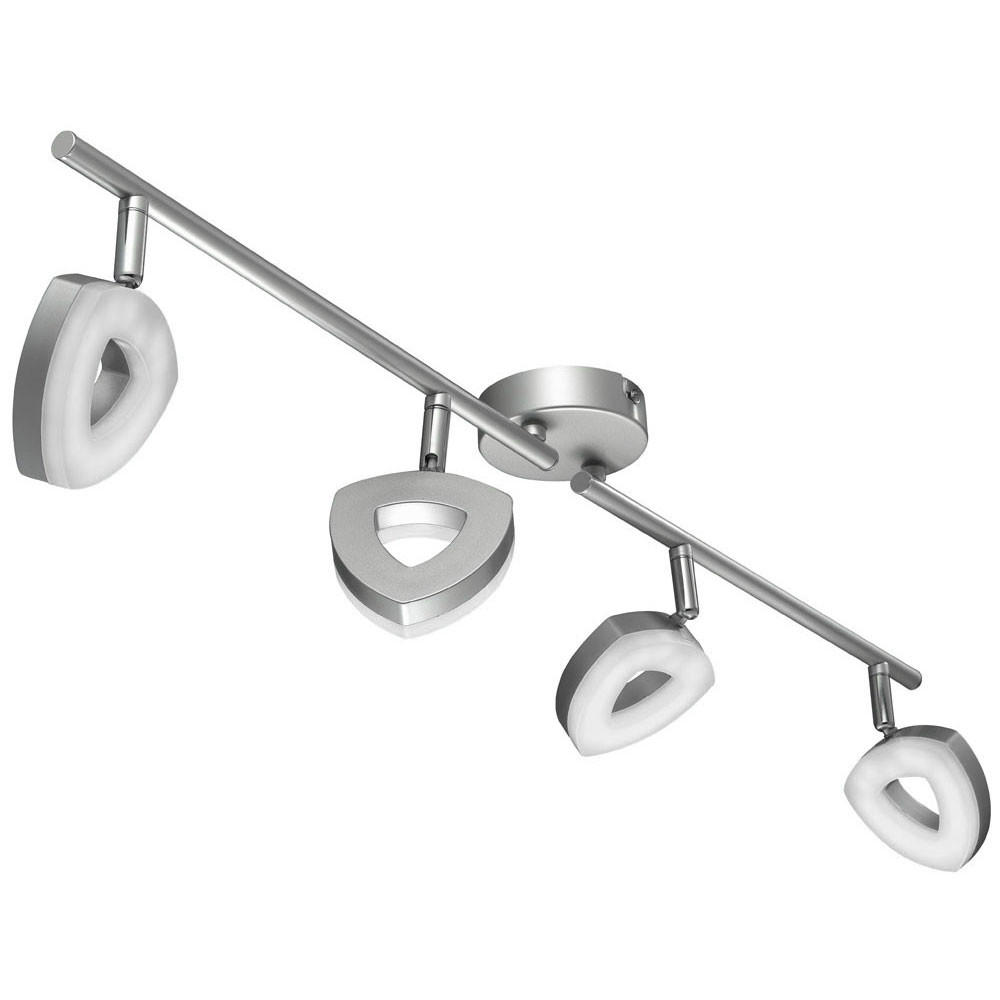 LED DECKENLEUCHTE MICON Silber Metall - Silberfarben, Metall (78/18/18cm) - Esto