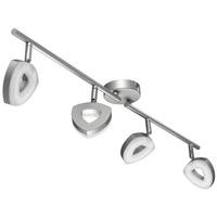 LED DECKENLEUCHTE MICON Silber Metall - Silberfarben, Metall (78/18/18cm) - Esto