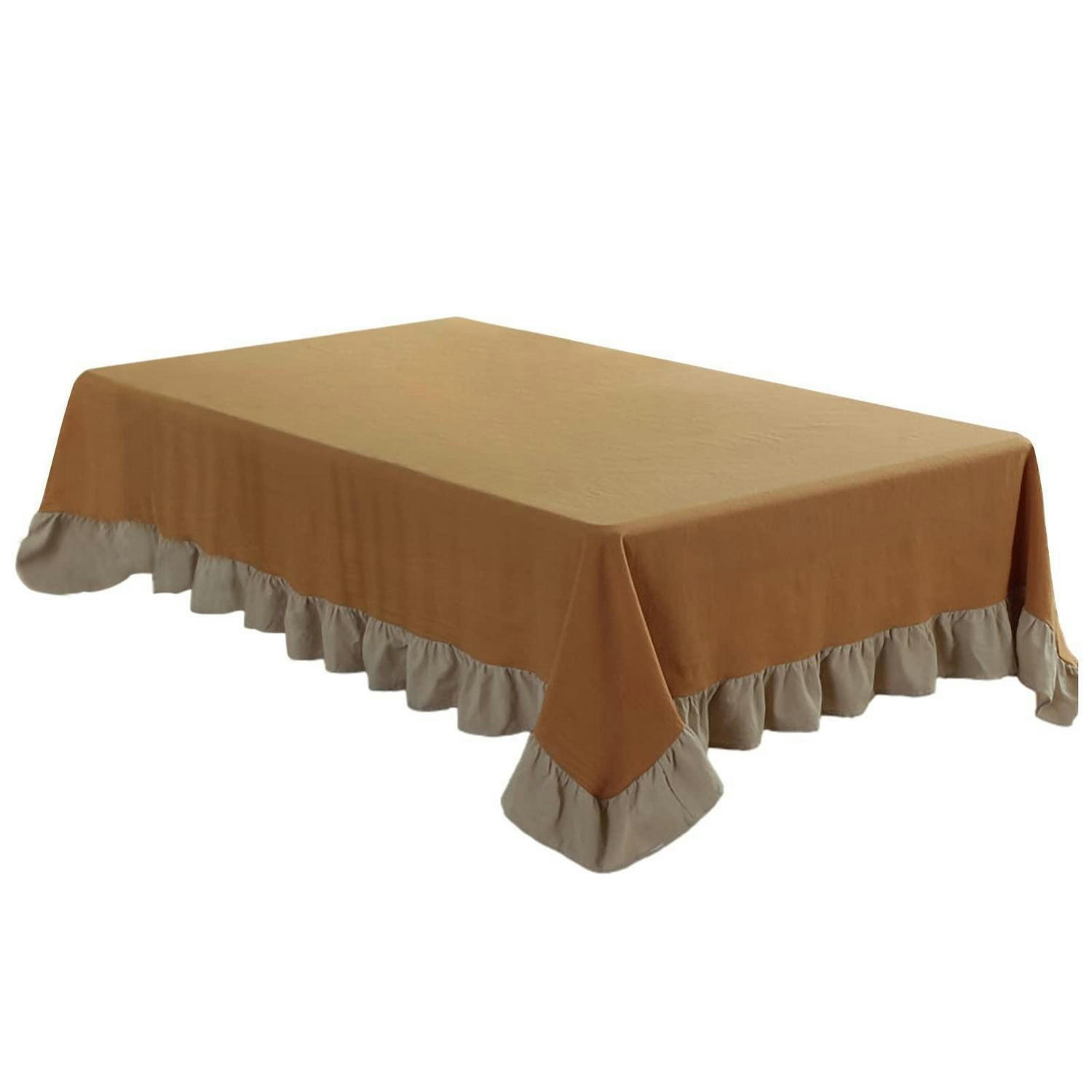 XXXLutz Tischdecke Braun 90x1.5x90 cm