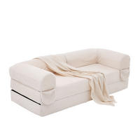 SCHLAFSOFA DE-35181 2-in-1 umwandelbar Beige - Beige, Textil (78/65/190cm) - ComfortXL