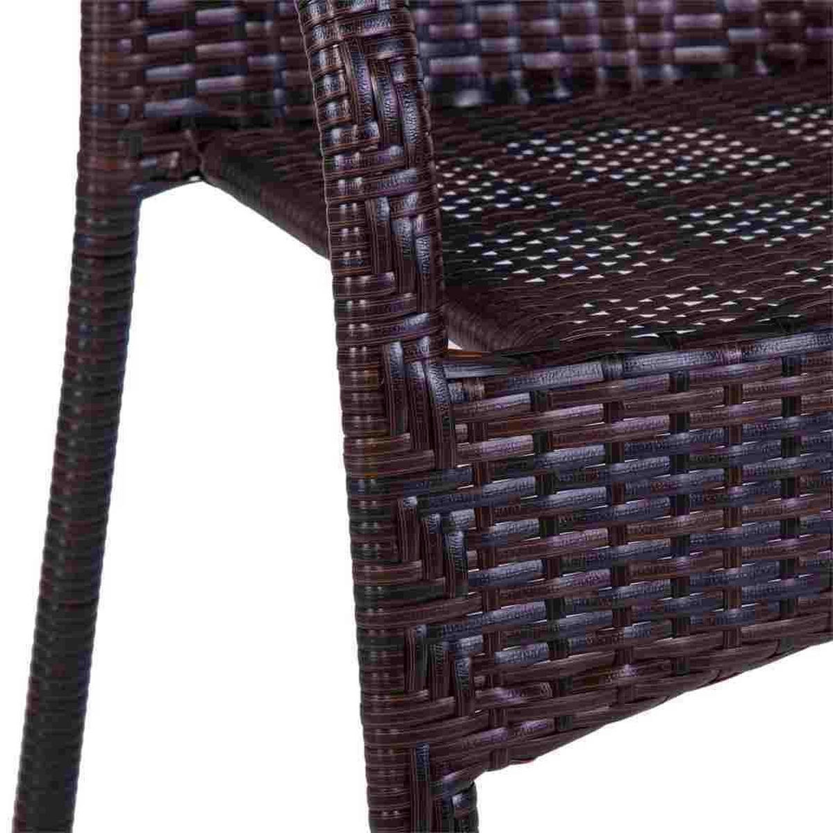 GARTEN-ESSGRUPPE, 3er-Set, braun - Braun, Naturmaterialen - Wanderlust