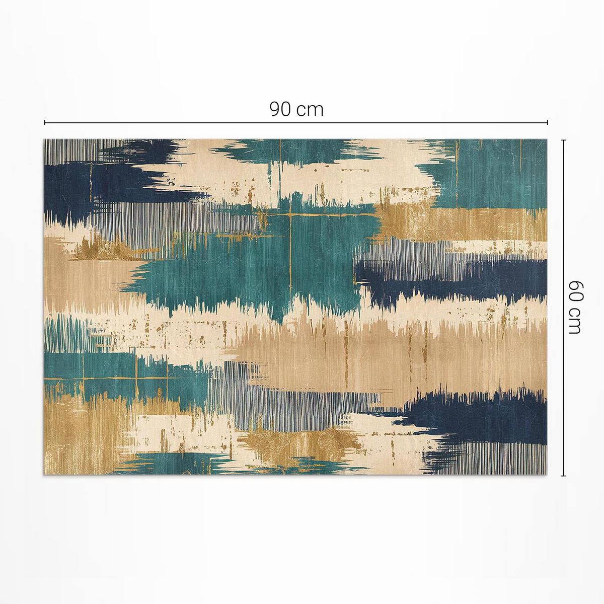 TEPPICH 60x90 cm Abstrakte Flecken - Gelb, Kunststoff (60/90cm) - Wallfluent