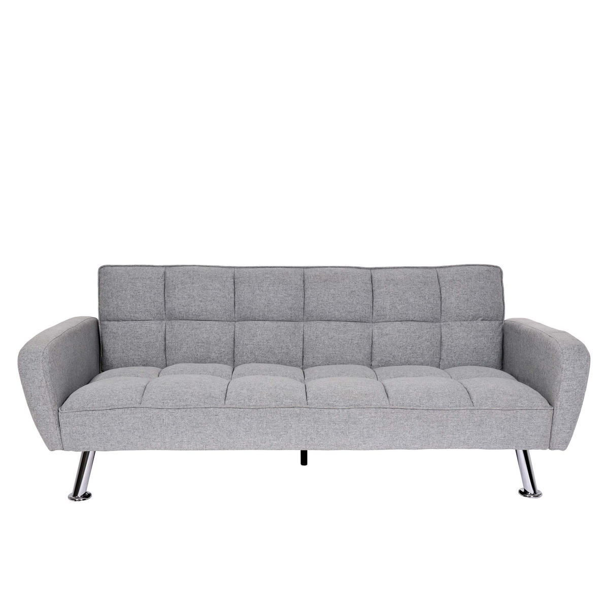 SOFA Hellgrau - Hellgrau, Textil (203/81/93cm) - MCW