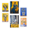 POSTER Set Mit 6 Vase Lady In Vielseitiger Stil A3 & A4 Rahmenlos - Klar, Papier (29/3cm) - Nacnic
