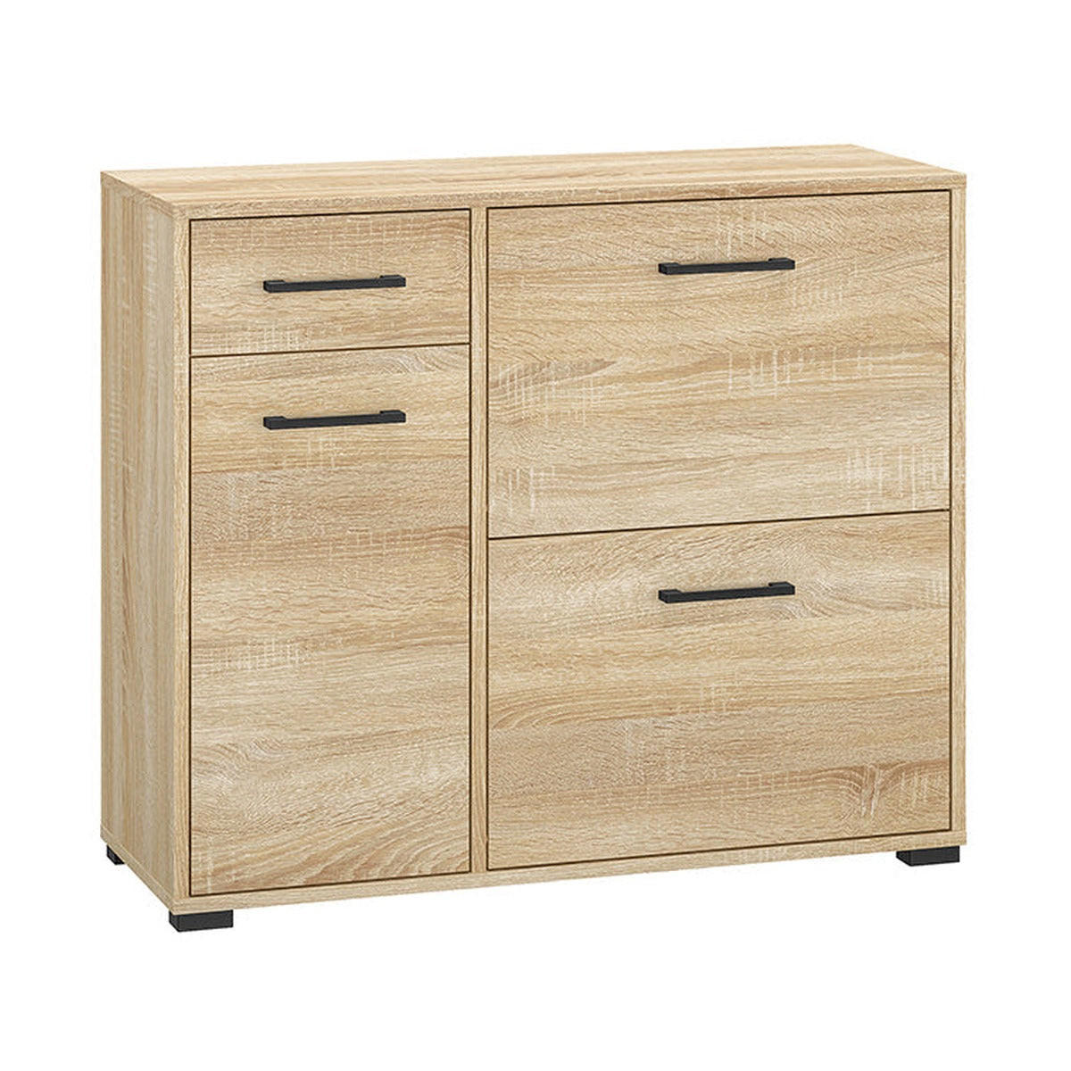 SCHUHSCHRANK – CARO 08 – 90 cm – Caro – Sonoma Eiche - Sonoma Eiche, Holzwerkstoff (90/76/34cm) - hi-markt