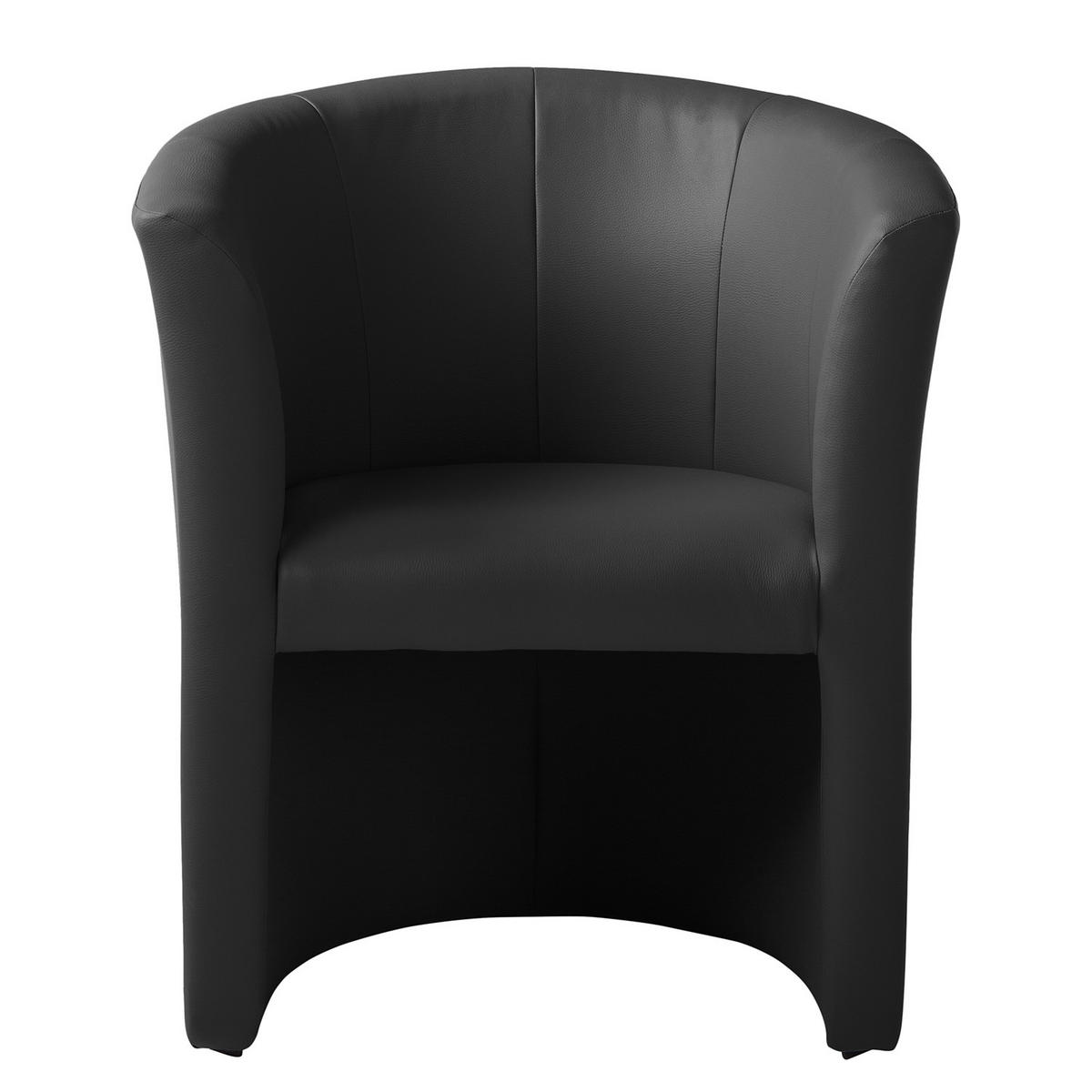 COCKTAILSESSEL - Schwarz, Kunststoff (67/75/59cm) - home24