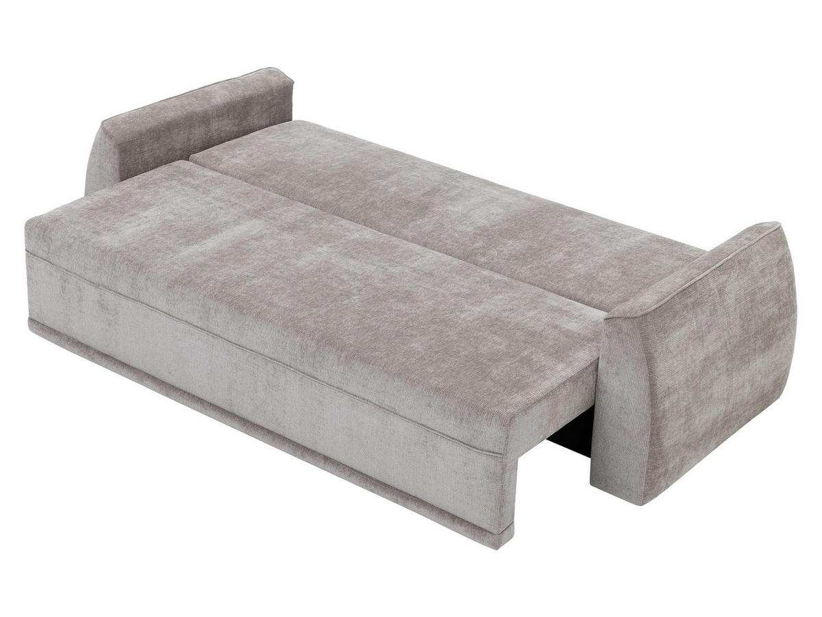 SCHLAFSOFA Floxi - Schwarz/Graphitfarben, Holz/Kunststoff (244/96/96cm) - MIRJAN24