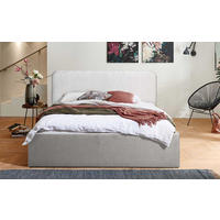 POLSTERBETT Mailand Grau 120 x 200 x 40 cm Stauraum ohne hydraulische Funktion Ohne Matratze und Lattenrost - Grau, Holz (120/200cm) - Halmon Schlafkomfort Betten 