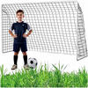 FUSSBALLTOR Weiß - Weiß, Metall (240/90cm) - KRUMAD