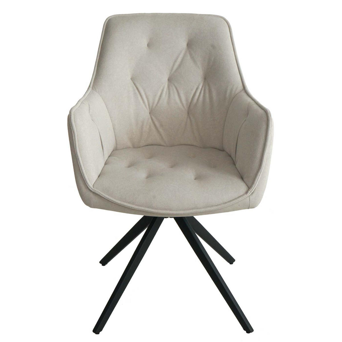 JÍDELNÍ ŽIDLE Béžová, sada 2 ks - béžová, textil (55/87/60cm) - MCW