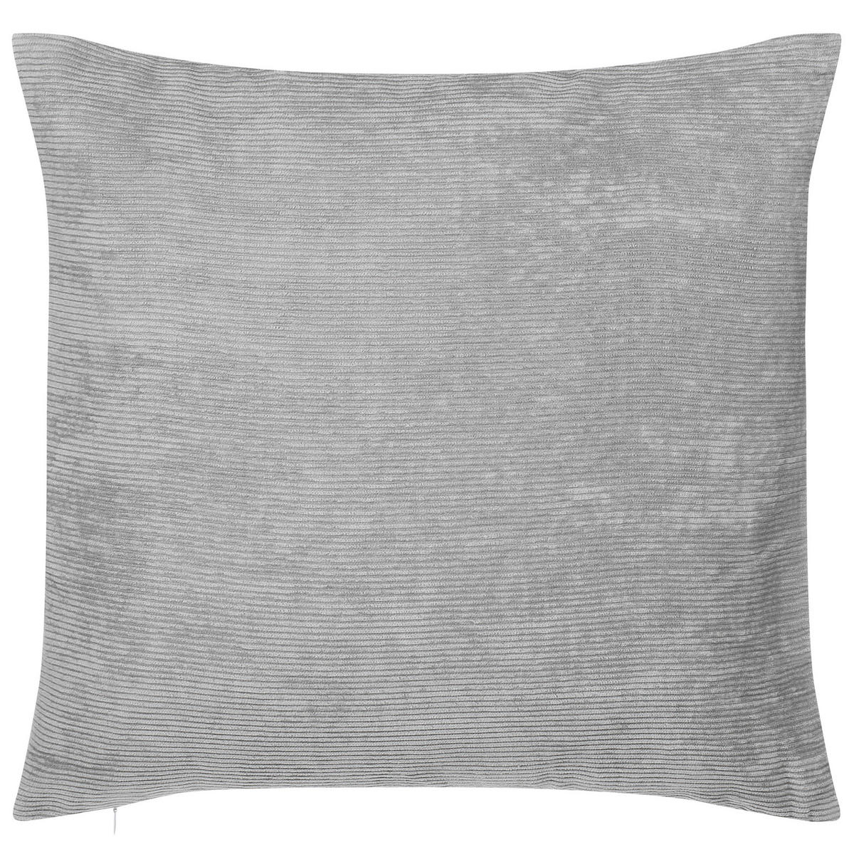 DEKOKISSEN 2er-Set Grau 45/45 cm Nolana - Grau, Textil (45/45cm) - Beliani
