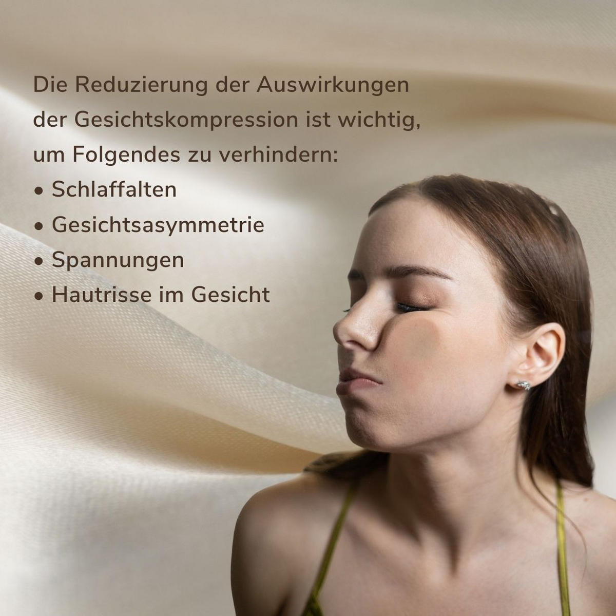 ANTI-AGING-KISSEN SEIDEN SOIE DE BEAUTÉ 58/37 CM - Weiß, Textil (37/58cm) - INPHYSIO