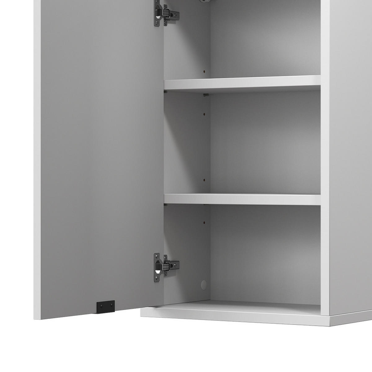 BADEZIMMER Eliza Weiß 40 x 65 cm mit eine Tür - Weiß, Holzwerkstoff (40/65/22.1cm) - Vicco