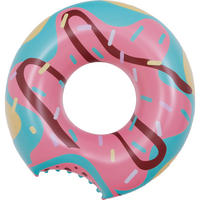 SCHWIMMREIFEN Donut 125 x 120,5 cm bunt Schwimmring - Pink, Kunststoff (120/125cm) - Avenli