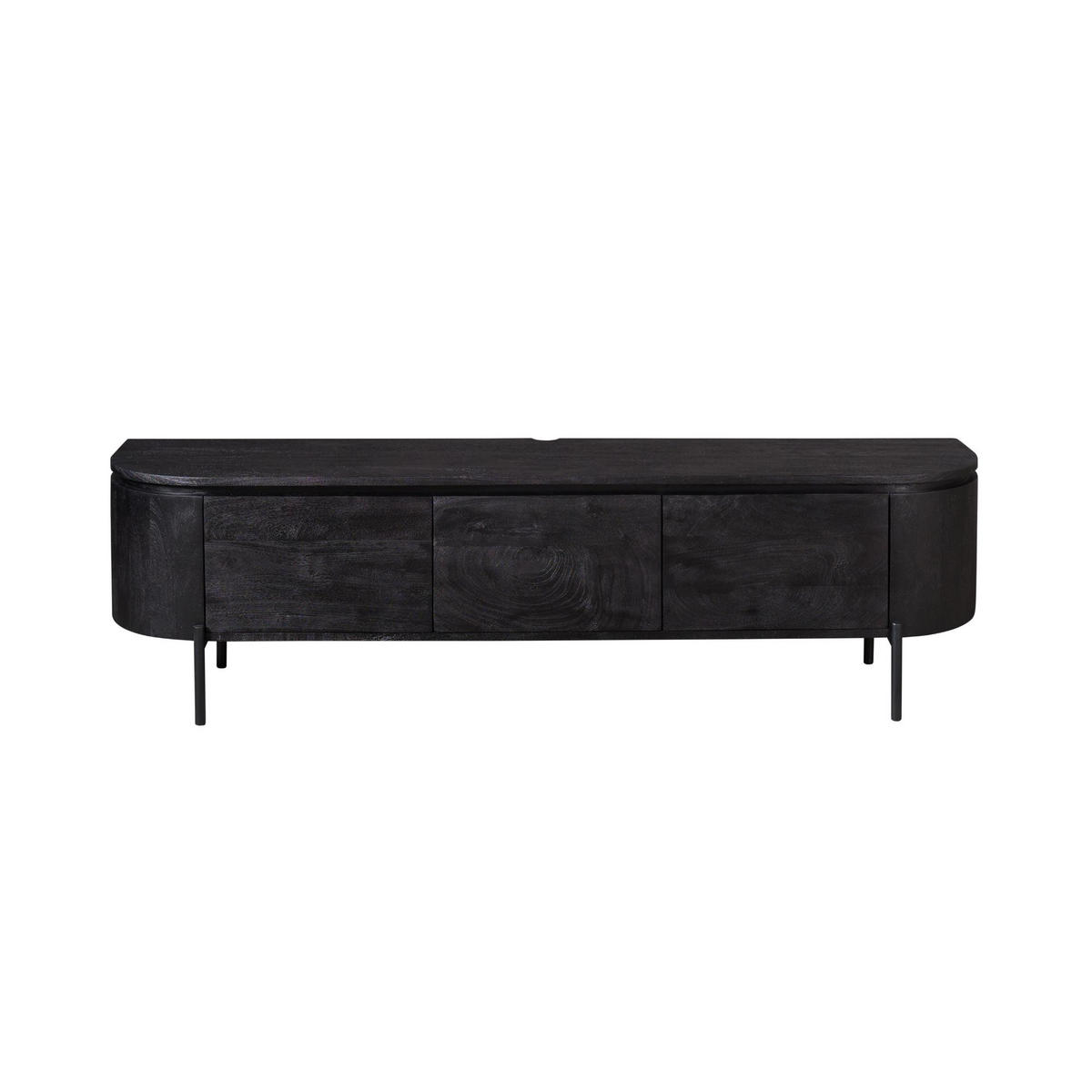 TV-MÖBEL Excellent Schwarz 35/160/45 cm - Schwarz, Holz (160/45/35cm) - Starfurn