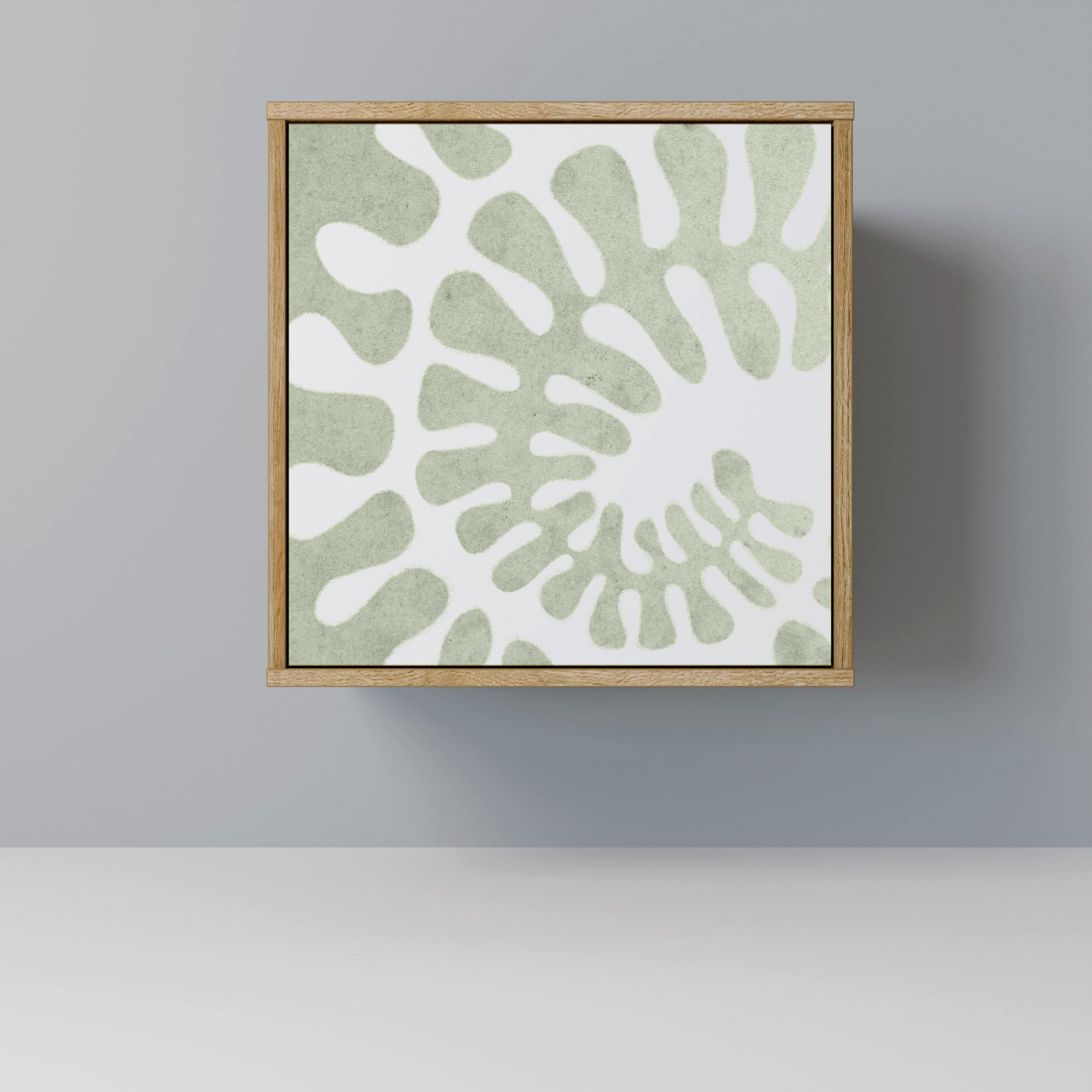 SIDEBOARD HELIX DANCE, Eichefarben, 57,5x42x57,5 cm, Ohne Füße - Eichefarben/Multicolor, Holzwerkstoff (57.5/57.5/42cm) - SpaceRebels