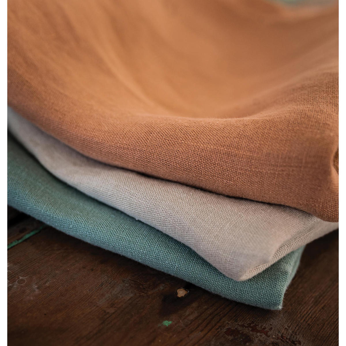 GESCHIRRTUCH AUS HANF Ciara zimt 50 x 70 cm - Braun, Textil (50/70cm) - Winkler