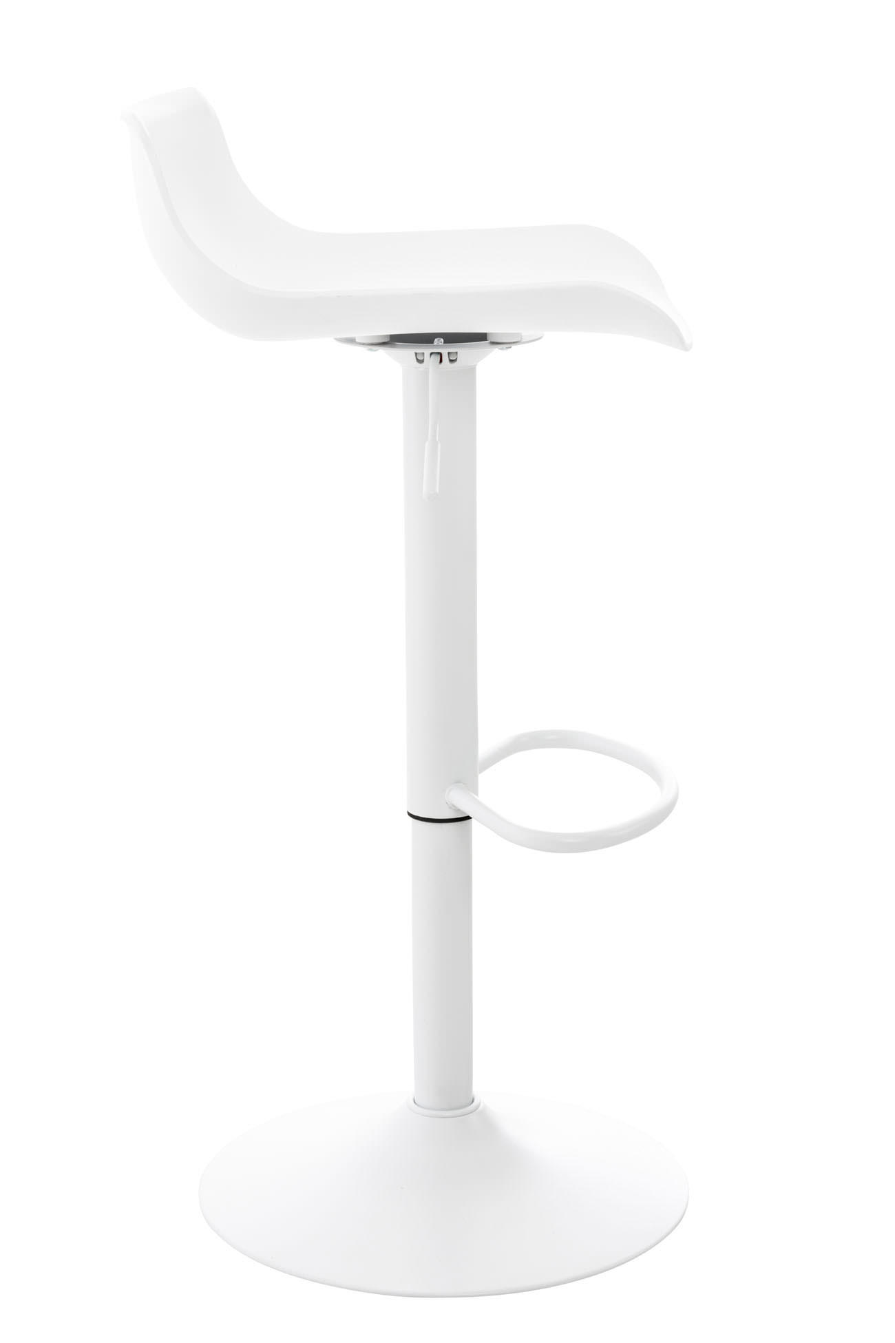 Thumbnail - Deluke Barhocker, Weiß, Kunststoff, 43x68.5x44 cm, Esszimmer, Barmöbel, Barhocker