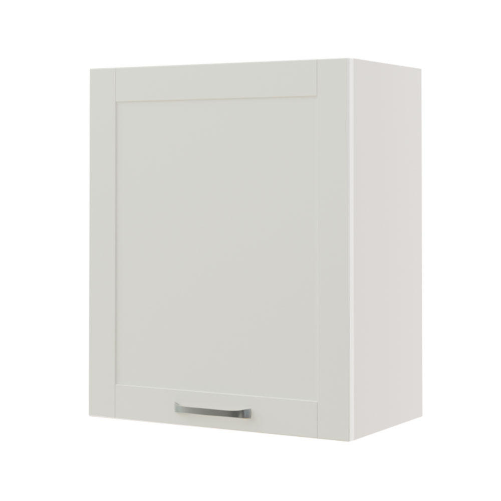 Feldmann-Wohnen Küchenschrank Weiß, Weiß 45x72x32.5 cm