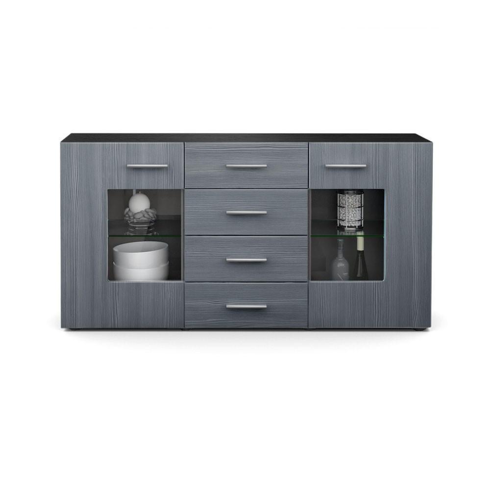 SIDEBOARD Noah Avola-Anthrazit - Anthrazit, Holzwerkstoff (139/72/35cm) - Vladon
