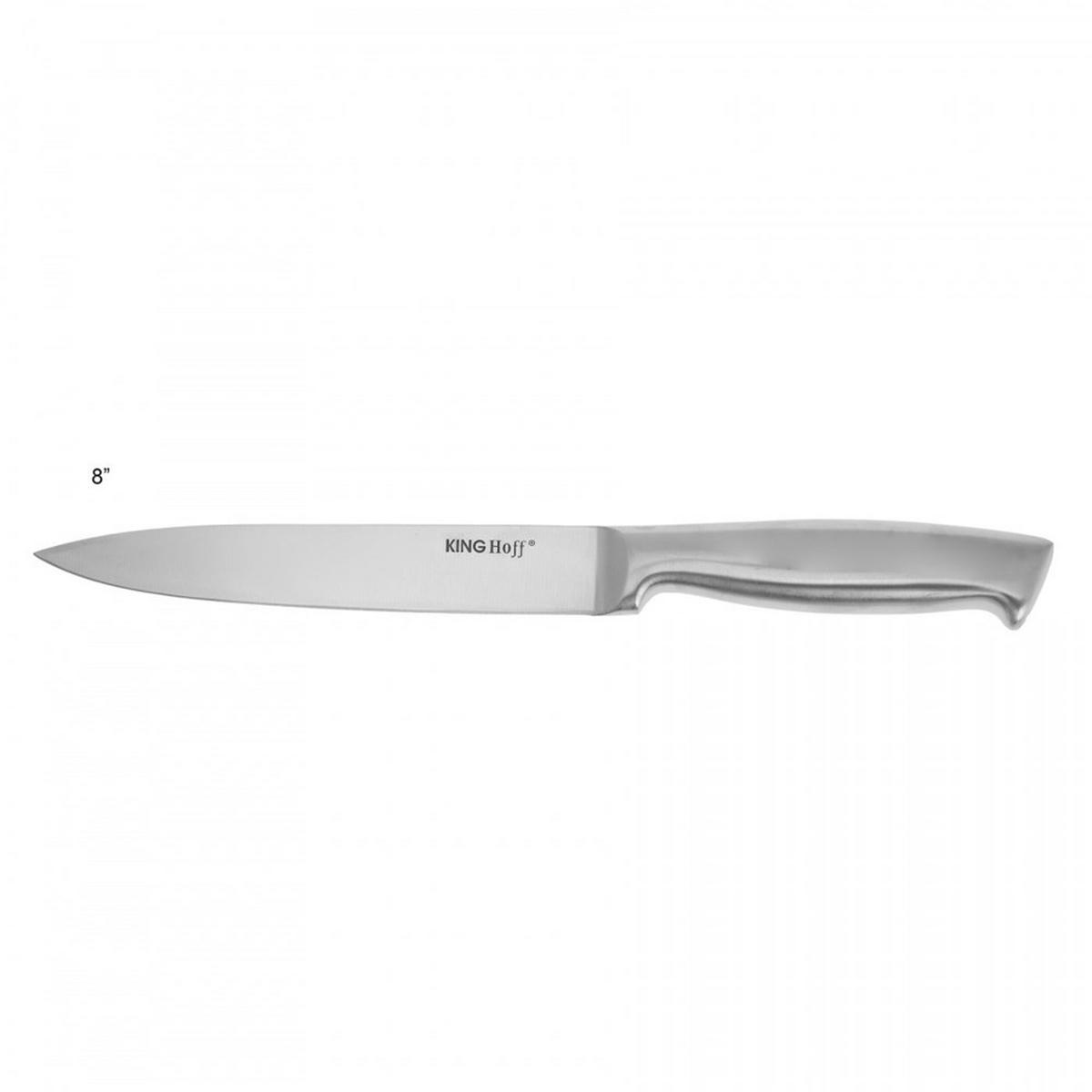 KÜCHENMESSER Silber 32/2/32 cm KH3434 - Silberfarben, Metall (32cm) - Kinghoff 