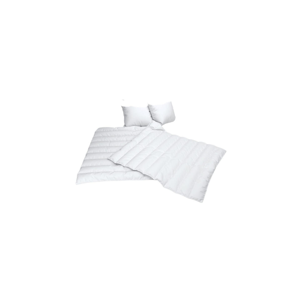 BETTEN-SET DOPPELPACK - Weiß, Textil (135/200cm) - JEKATEX