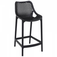 BARHOCKER Schwarz 44x95x51cm - Schwarz, Kunststoff (44/95/51cm) - AlterEgo