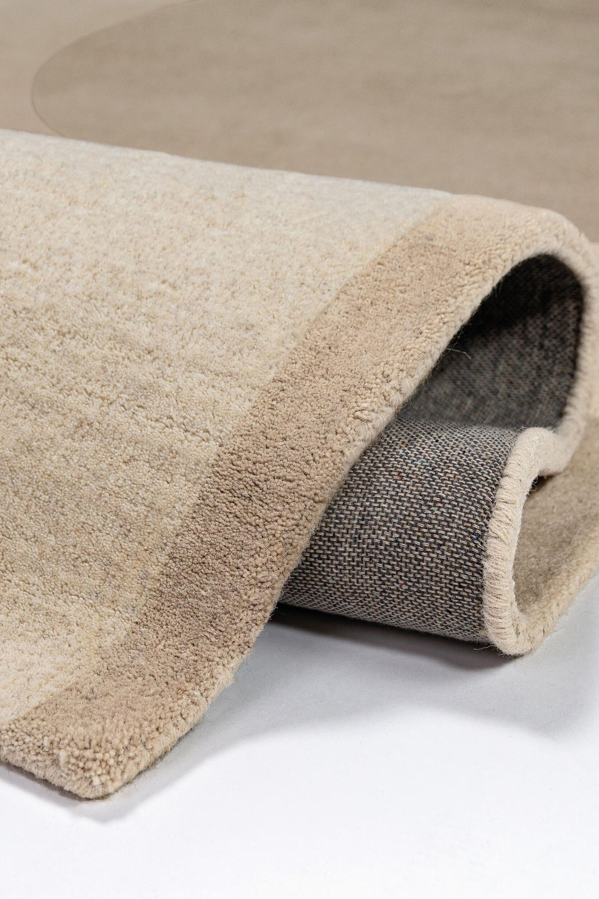 TEPPICH aus Wolle HALLEIN in Natur, geometrisch-abstrakt, 200 x 290 cm - Beige, Textil (200/290cm) - KADIMA DESIGN